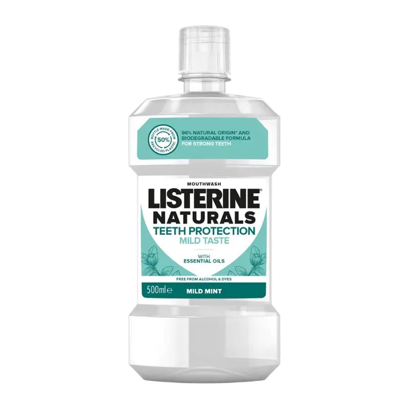 Listerine Ústní voda Naturals Teeth Protection Mild Taste, 500 ml