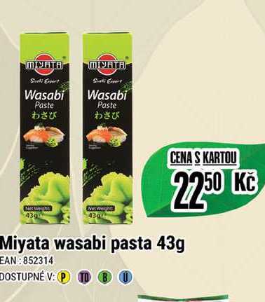 Miyata wasabi pasta 43g  
