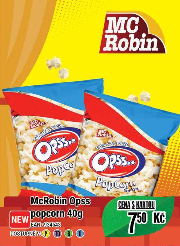 McRobin Opss Popcorn 40g 