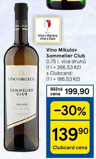 Víno Mikulov Sommelier Club, 0.75 l