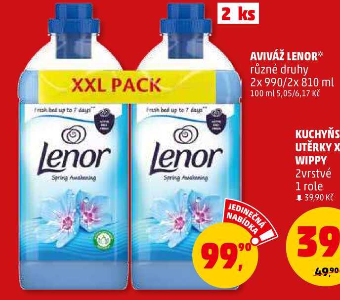 AVIVÁŽ LENOR, 2x 990 ml