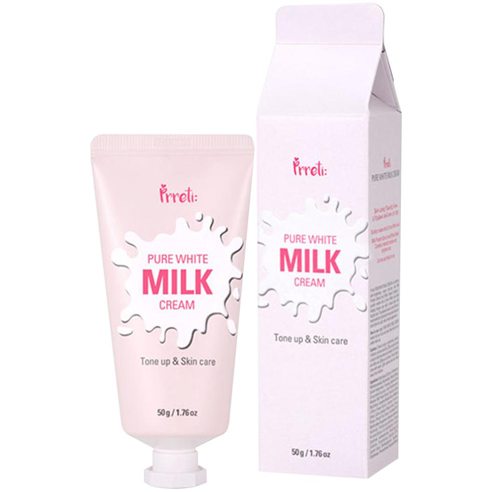 Prreti Pure White Milk, korejský krém s proteiny mléka, 50 g