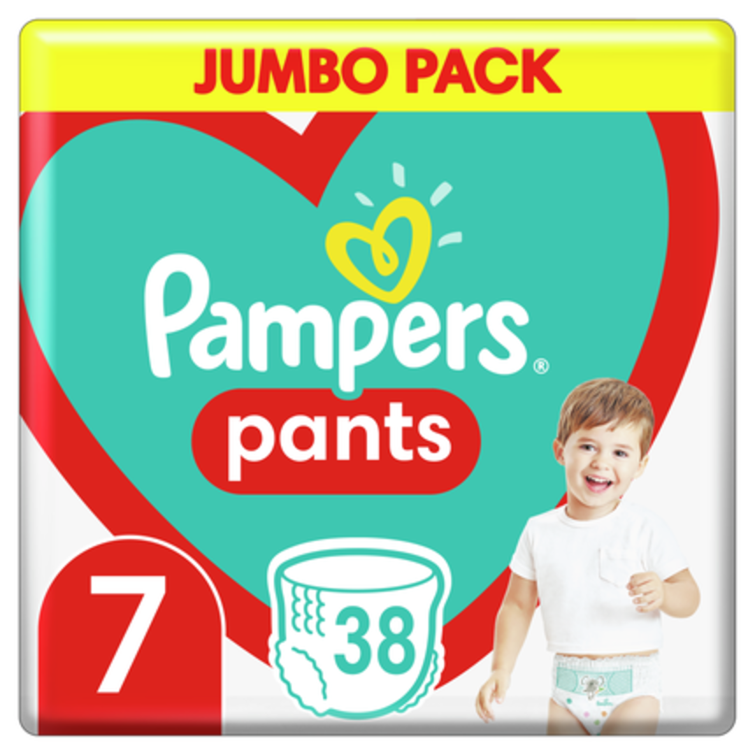 Pampers Pants Plenkové kalhotky Jumbo Pack vel. 7 (17+kg)