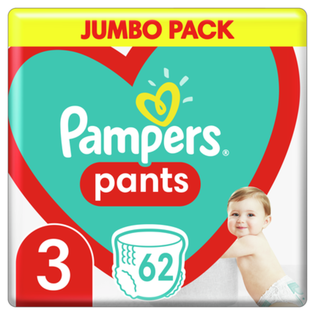 Pampers Pants Plenkové kalhotky Jumbo Pack vel. 3 (6-11kg)