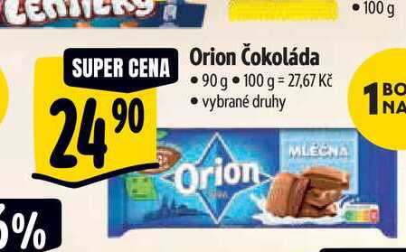  Orion Čokoláda 90 g 