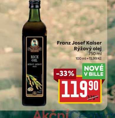 Franz Josef Kaiser Rýžový olej 750 ml 