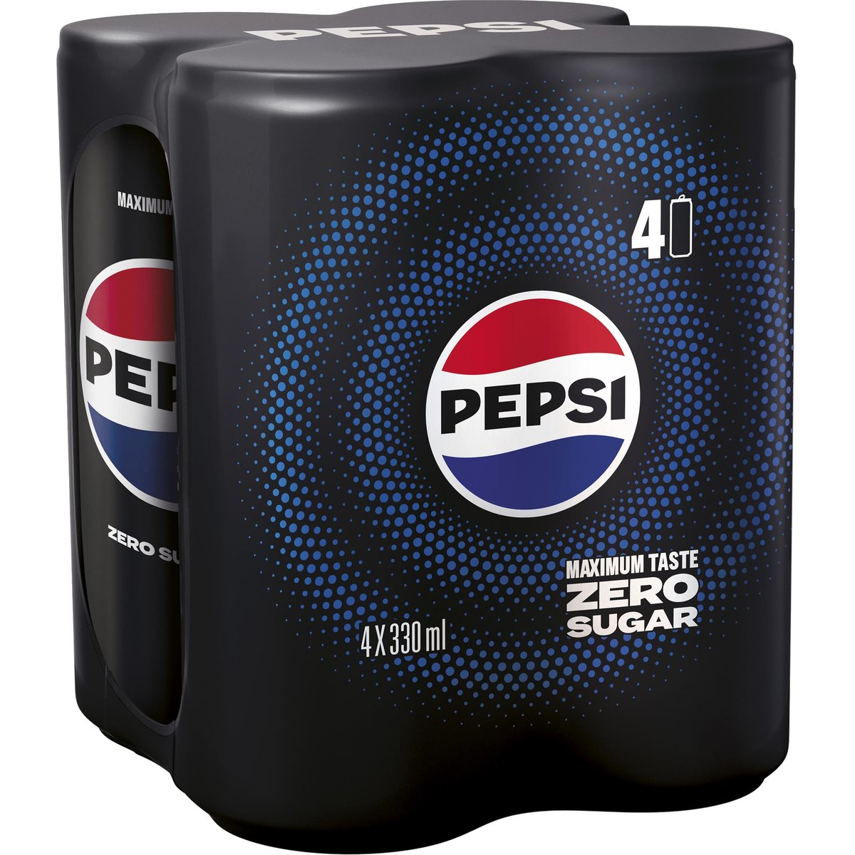 Pepsi Zero Sugar plech multipack (4×330ml)