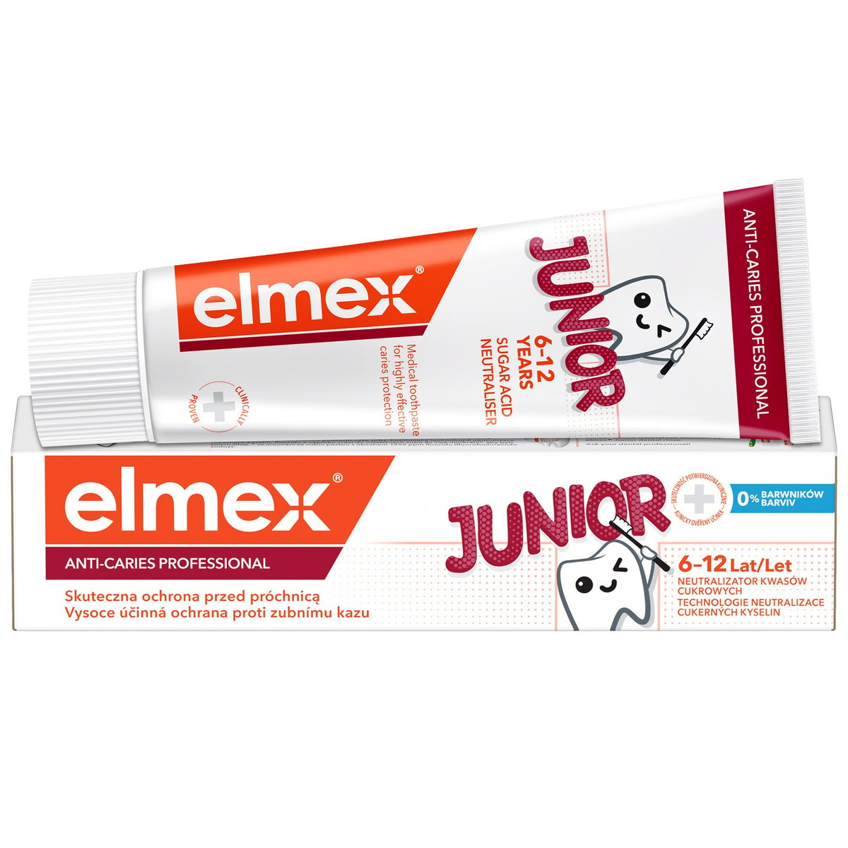 elmex Junior Anti-Caries Professional dětská zubní pasta pro děti ve věku 6–12 let