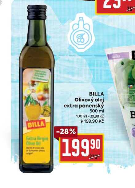 BILLA Olivový olej extra panenský 500 ml 
