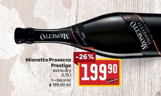 Mionetto Prosecco Prestige extra dry 0,75l