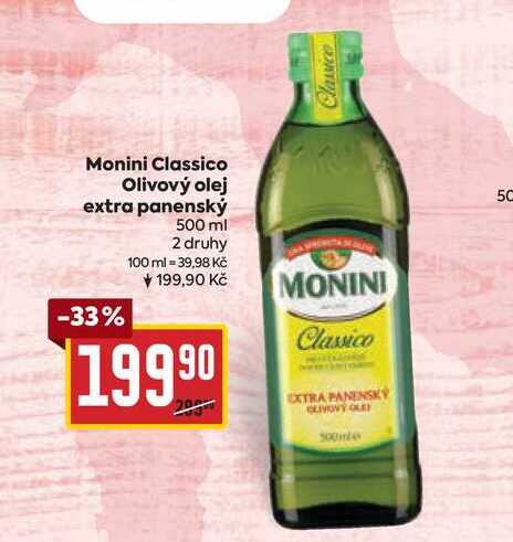 Monini Classico Olivový olej extra panenský 500 ml 