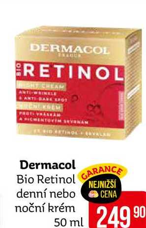 Dermacol Bio Retinol denní nebo noční krém 50 ml