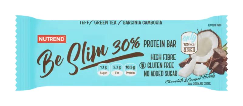 Nutrend Proteinová tyčinka Be Slim čokoláda + kokos, 35 g