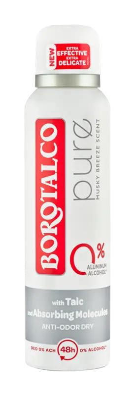 Borotalco Deodorant sprej pro ženy Pure, 150 ml