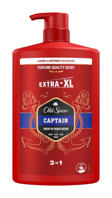 Old Spice Sprchový gel pro muže 3v1 Captain, 1 l