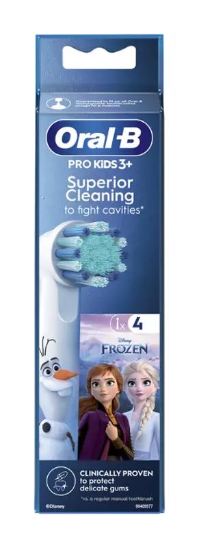 Oral-B Elektrický zubní kartáček Frozen 4 náhradní hlavice, 4 ks
