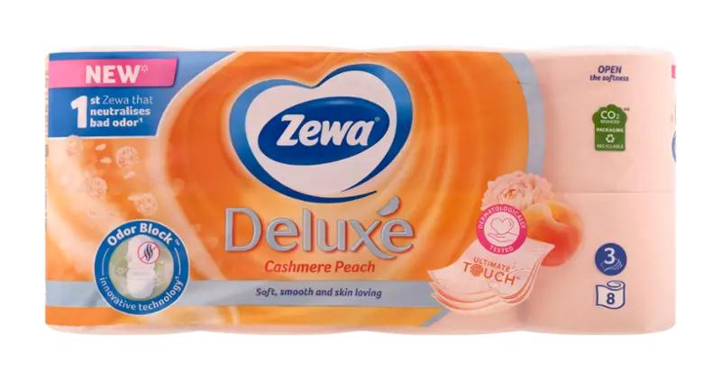 Zewa Toaletní papír Deluxe Cashmere Peach 3vrstvý, 8 ks