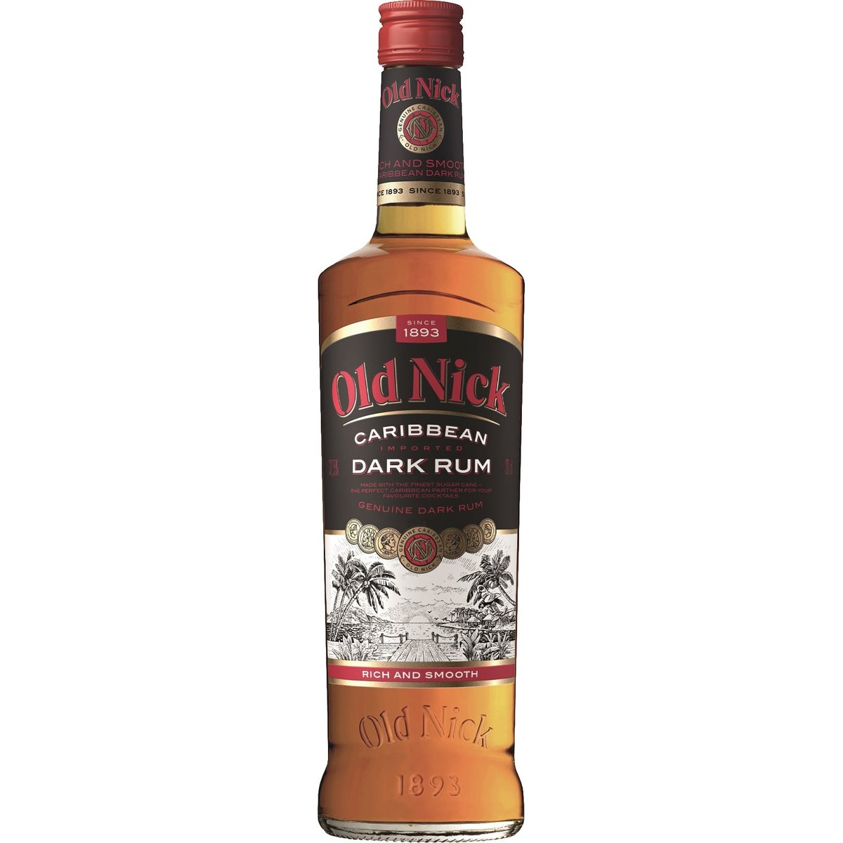 Old Nick Caribbean Dark Rum 37,5%