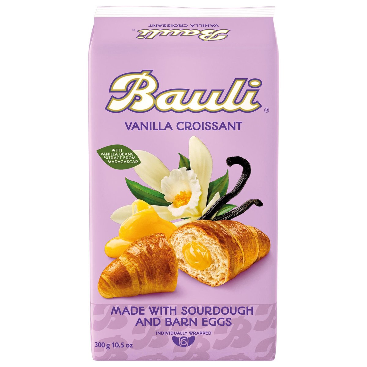 Bauli Croissanty vanilkové, 6 ks