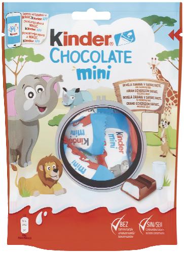 Kinder mini čokoláda, 120 g
