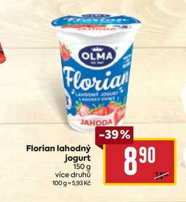 Florian lahodný jogurt 150 g 