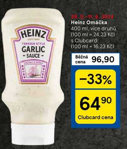 Heinz Omáčka, 400 ml. více druhů
