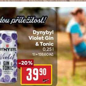 Dynybyl Violet Gin & Tonic 0,25l