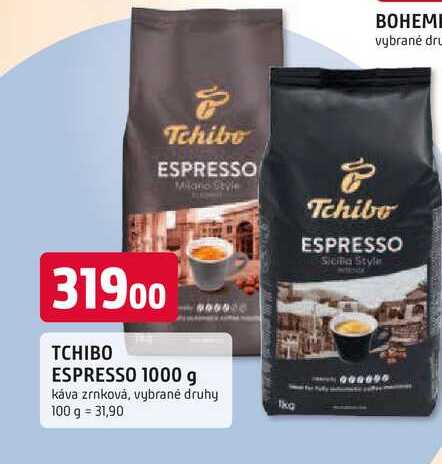 TCHIBO ESPRESSO 1000 g káva zrnková