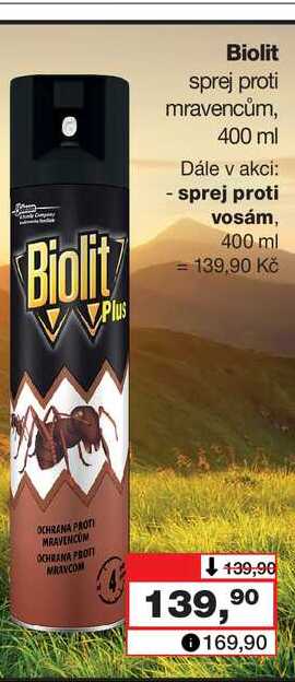 Biolit Plus Biolit sprej proti mravencům, 400 ml 