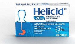 Helicid® 20 mg 14 enterosolventních tvrdých tobolek