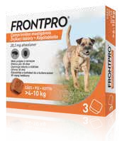 FRONTPRO 11,3 mg, 2–4 kg žvýkací tablety, 3 tbl.