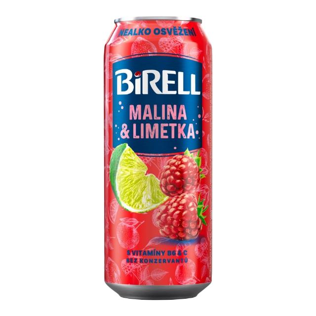 Birell malina a limetka