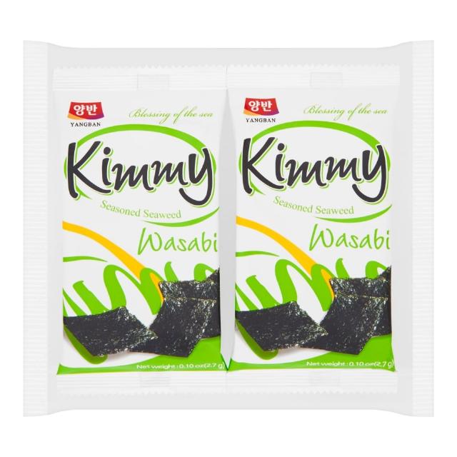 Yangban Kimmy Chipsy z mořských řas s wasabi