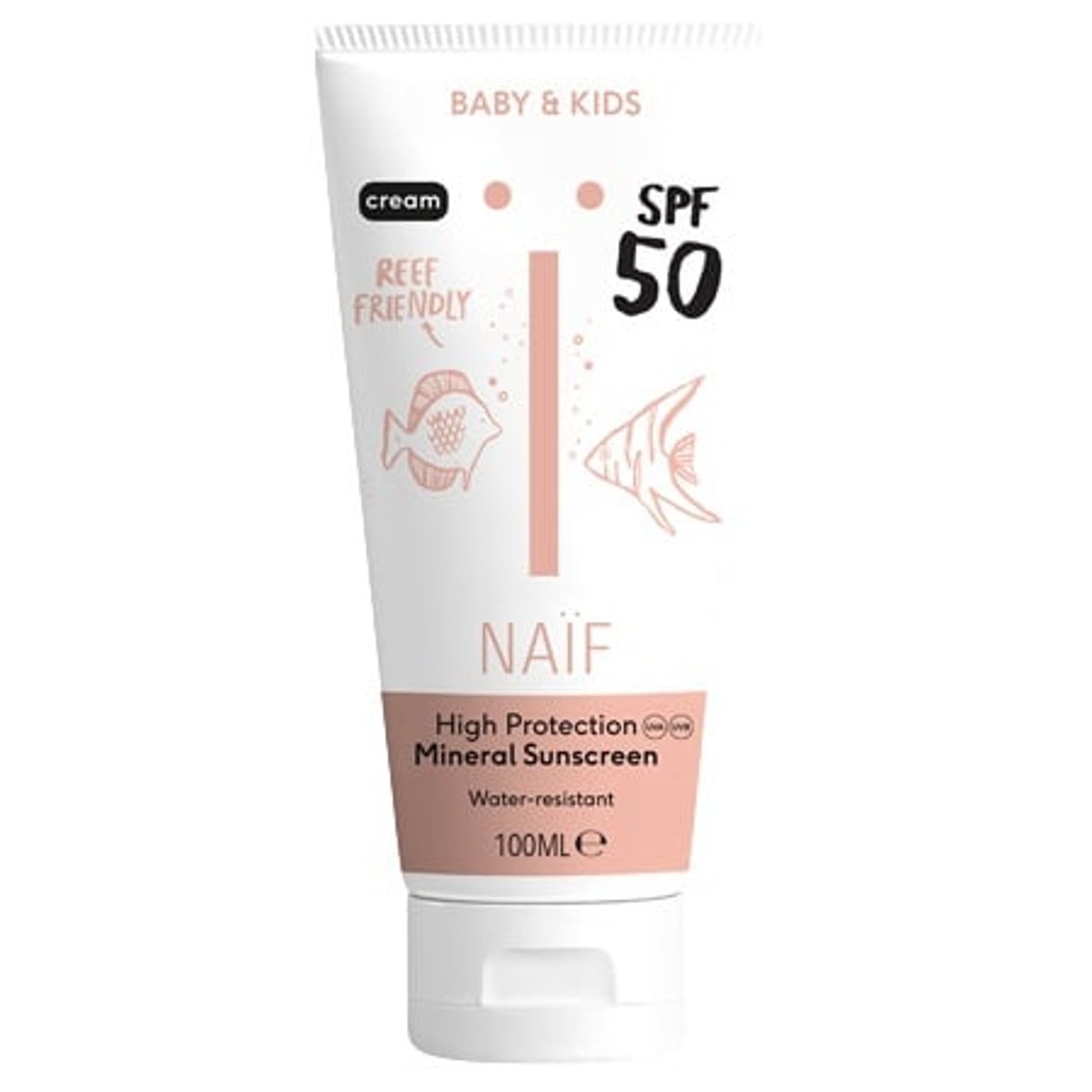 NAÏF Ochranný krém na opalování SPF 50 pro děti a miminka