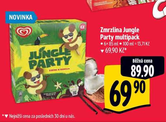  Zmrzlina Jungle Party multipack  6x85 ml 