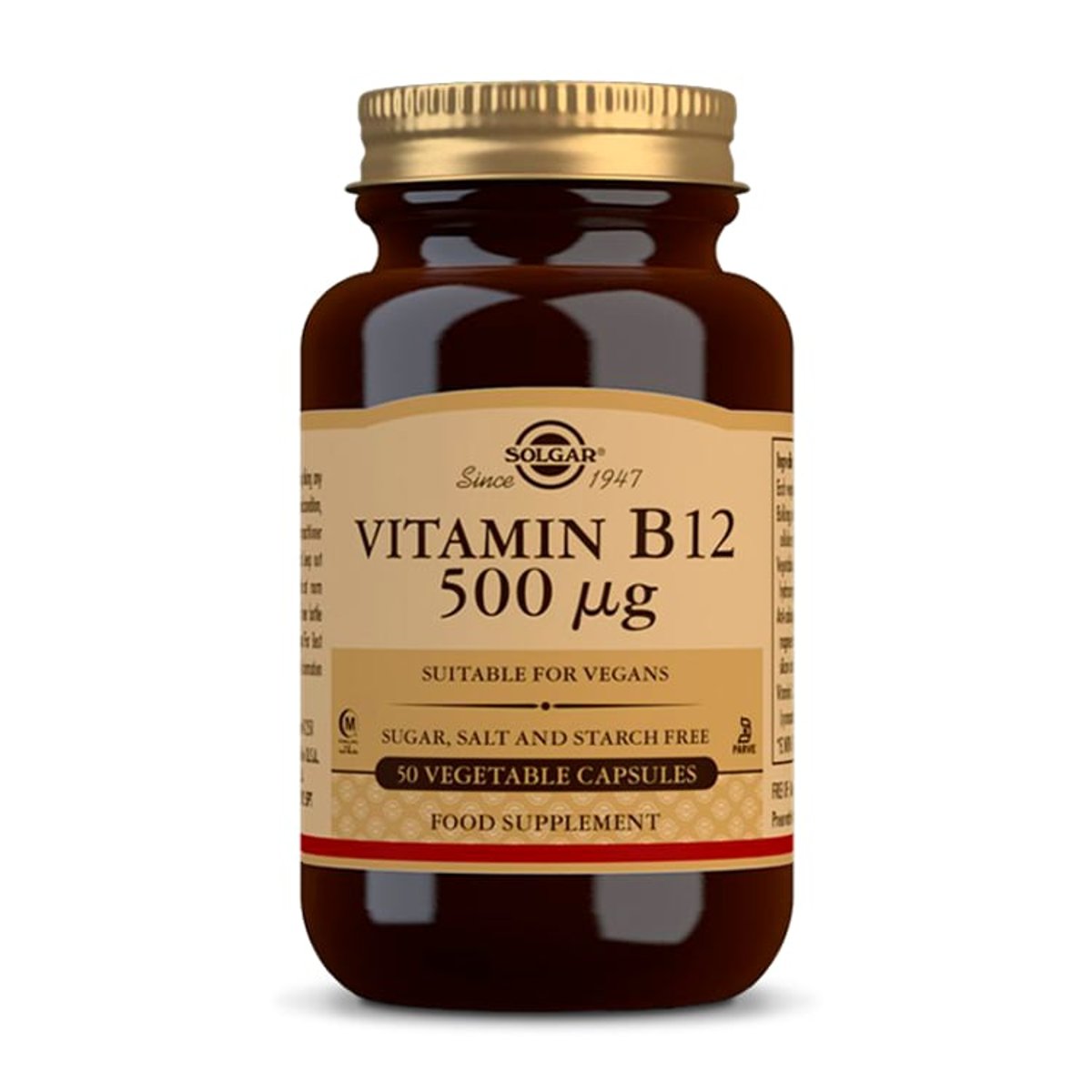 Solgar Vitamin B12 500 mcg cps.50