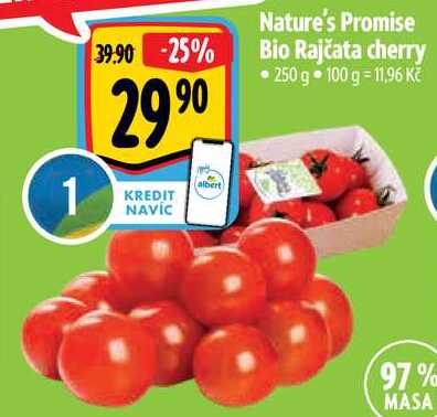 Nature's Promise Bio Rajčata cherry, 250 g