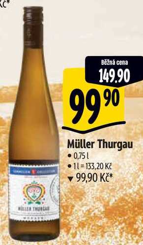 Müller Thurgau, 0,75 l