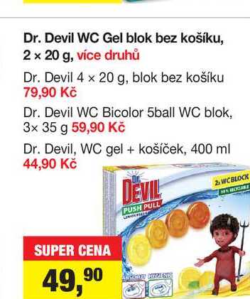 Dr. Devil 4 x 20 g, blok bez košíku  