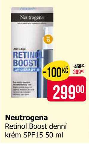 Neutrogena Retinol Boost denní krém SPF 15 50 ml 