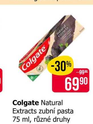 Colgate Natural Extracts zubní pasta 75 ml, různé druhy 