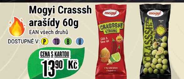 Mogyi Crasssh arašídy 60g  
