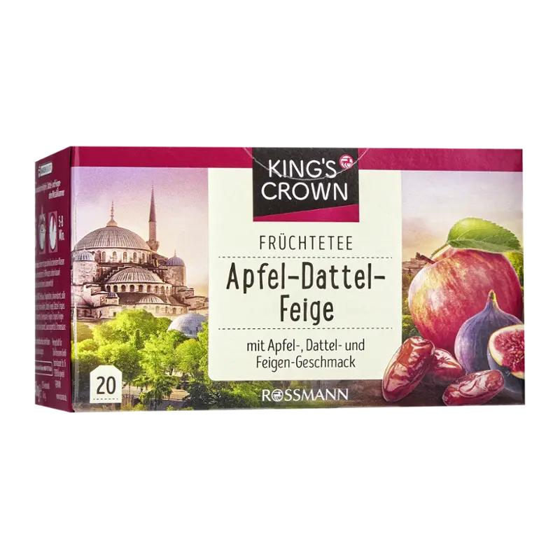 King's Crown Ovocný čaj jablko, datle a fíky, 40 g