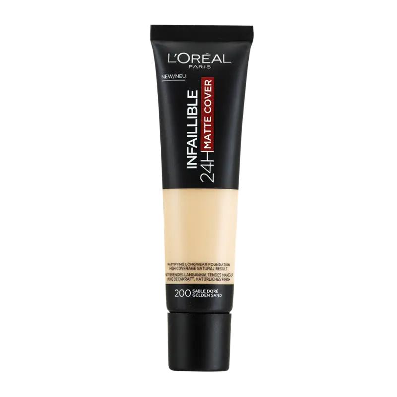 L'Oréal Make-up Infaillible 24H Matte 200 Golden Sand, 1 ks