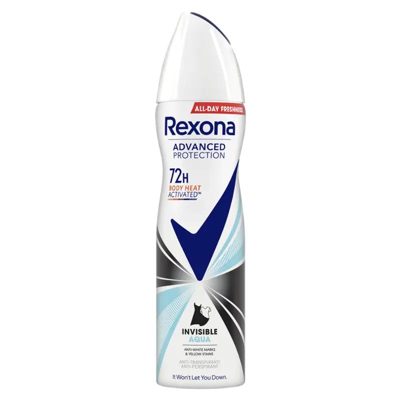 Rexona Antiperspirant sprej pro ženy Invisible Aqua, 150 ml