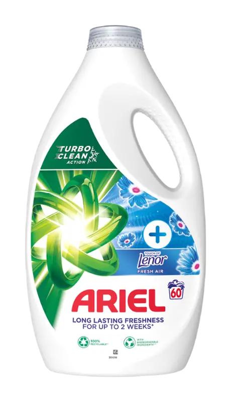 Ariel Prací gel +Touch of Lenor Fresh Air, 60 pd