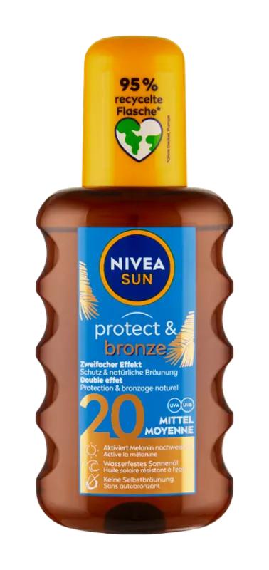 NIVEA Olej na opalování ve spreji Protect & Bronze SPF20
