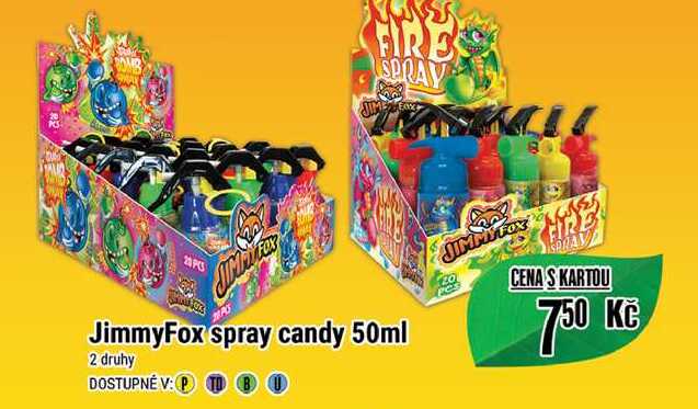 JimmyFox spray candy 50ml  