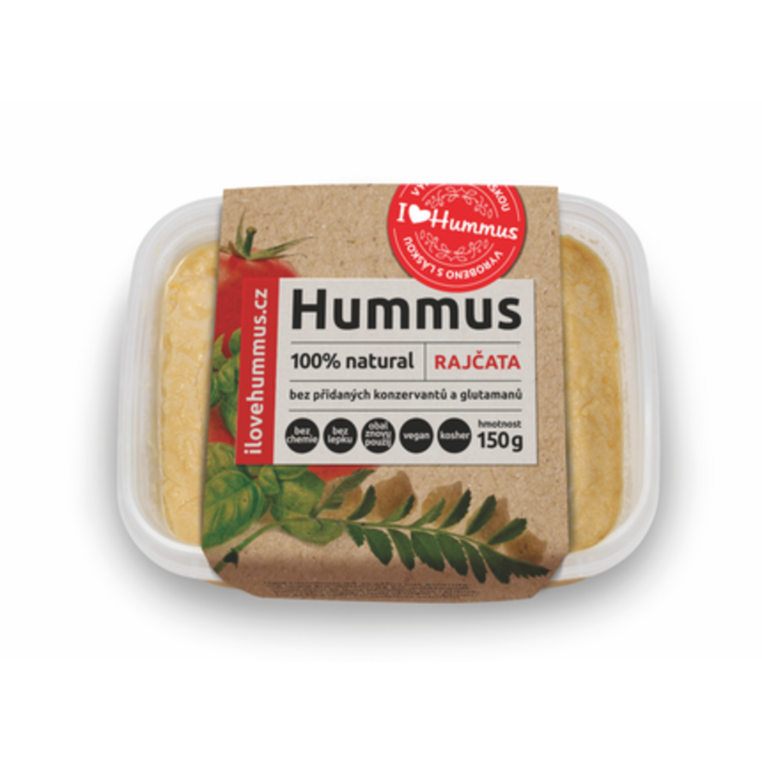 I love hummus Rajčata