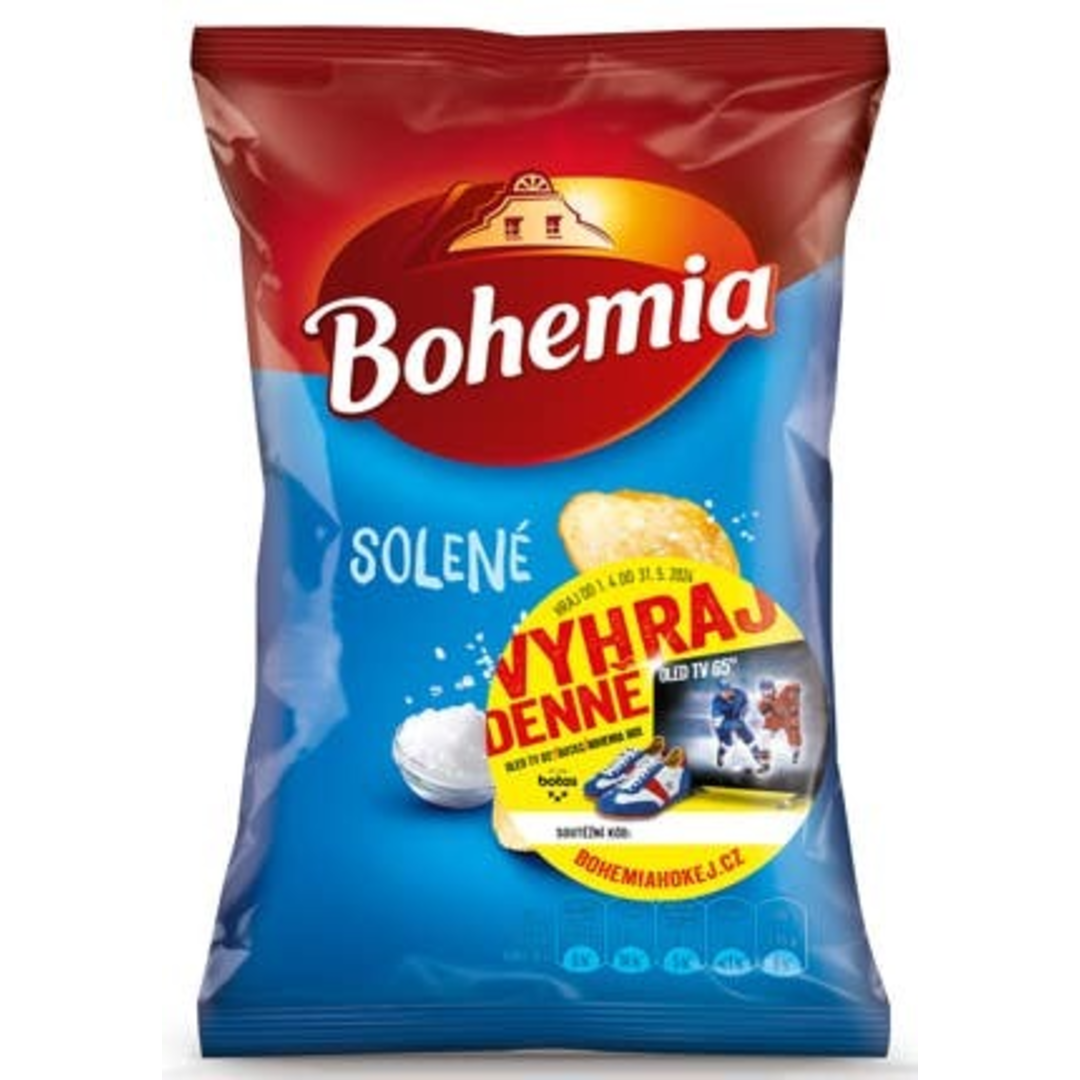 Bohemia chips solené